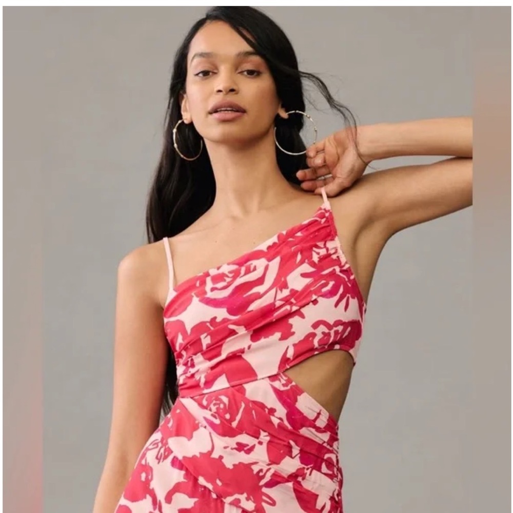NWT Anthropologie Plenty by Tracy Reese Drapped Jumpsuit Size Medium - Picture 3 of 14
